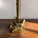 Antique Brass-Gilt Lamp Base Candle Holder Louis XVI XV Style