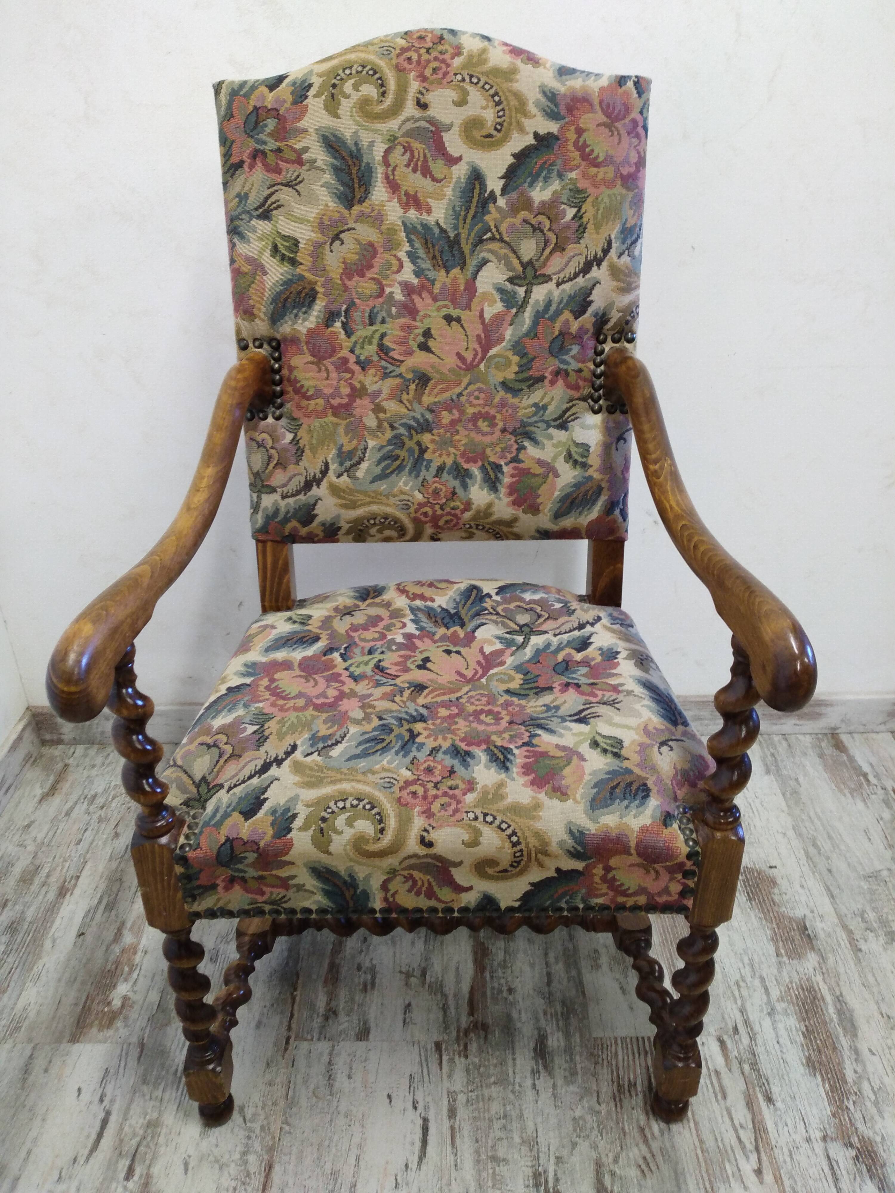 Fauteuils ancien avec pouf