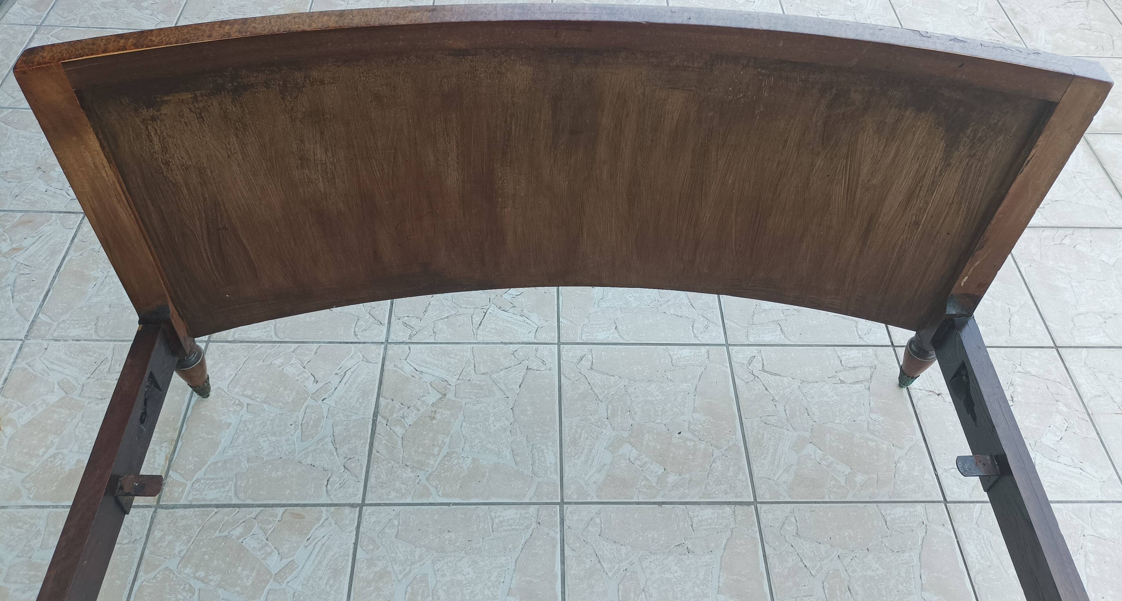 Louis XVI bed in thuja burl