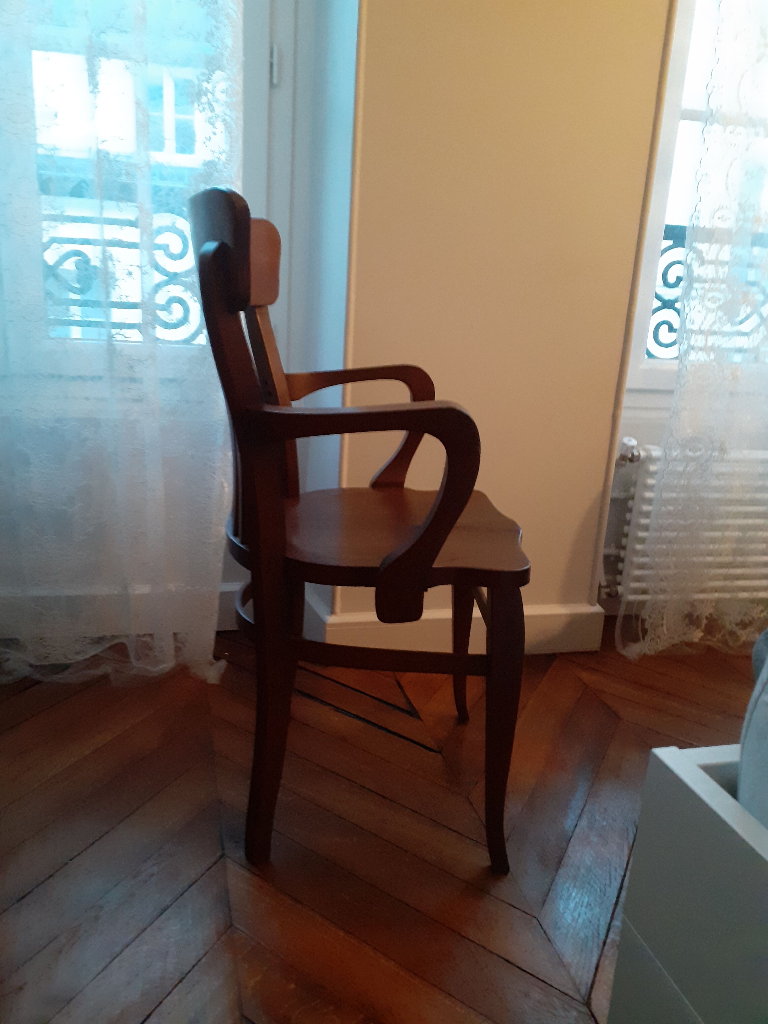 Fauteuil américain pour bureau des années 40