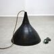 Vintage Italian Black Metal Pendant Lamp