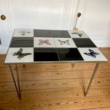 Table basse mosaïque fer forgée