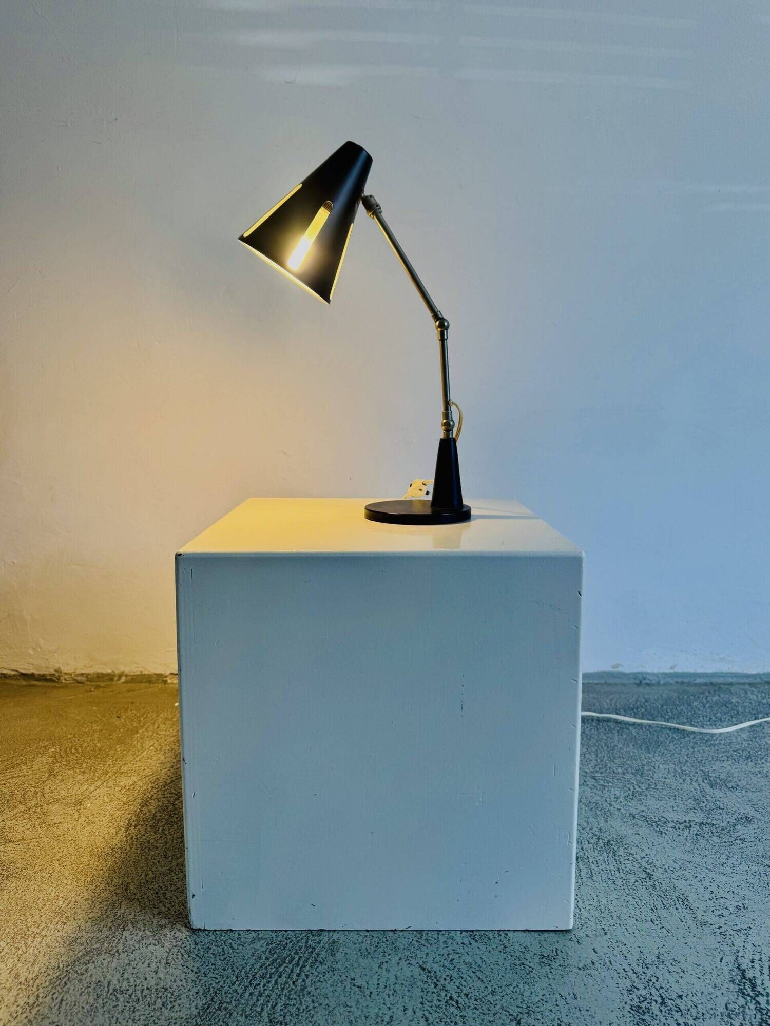 Sun Series (Zonneserie) Desk Lamp By H. Busquet For Hala Zeist, The Netherlands 1950S