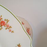 Set of 6 flat plates Arcopal vintage floral decoration