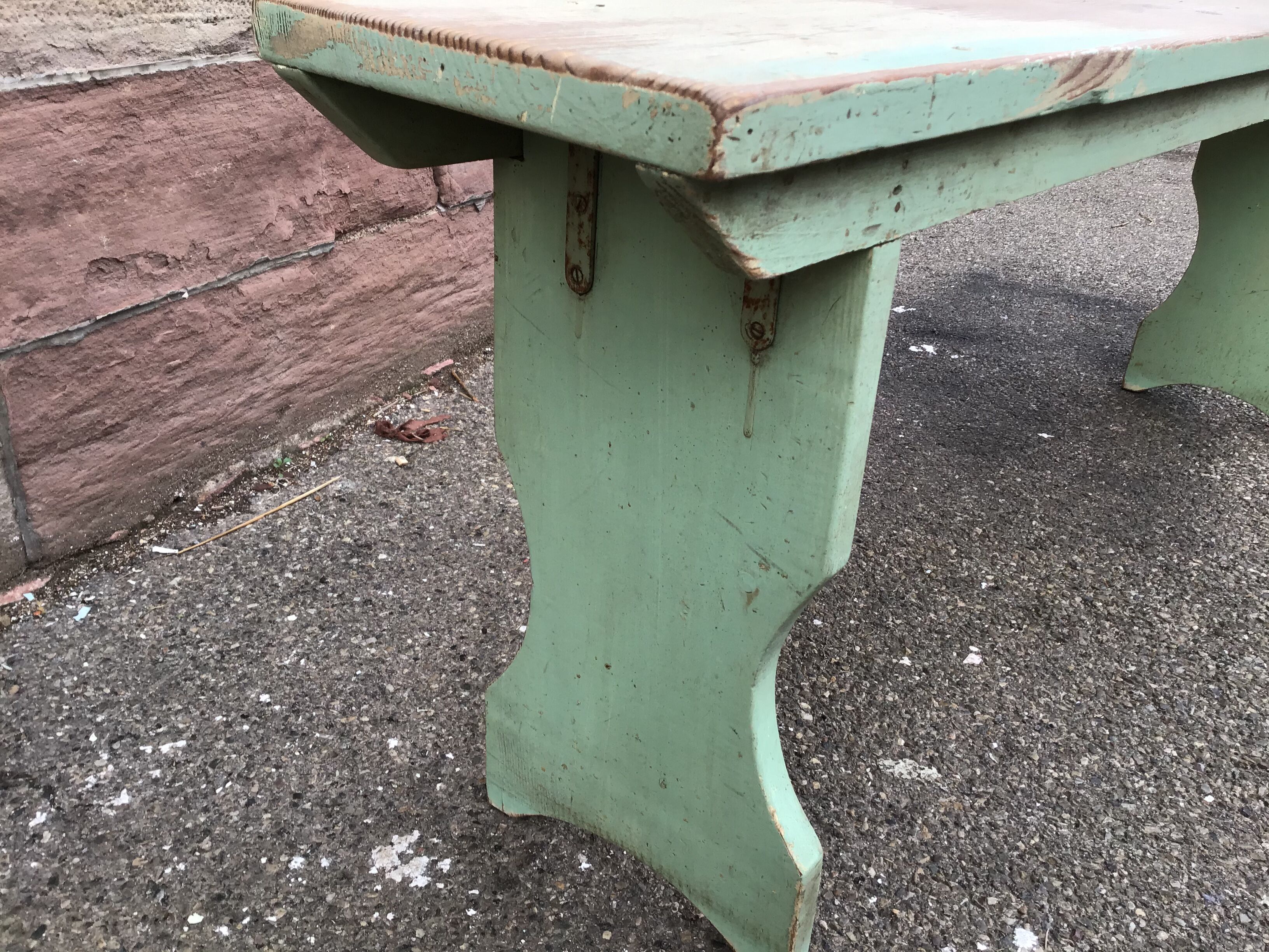 Farm bench vintage fir 1920