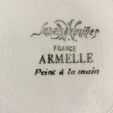 Pair of plates Sarreguemines décor Armelle