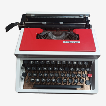 Machine à écrire vintage années 1970, Burelec 315