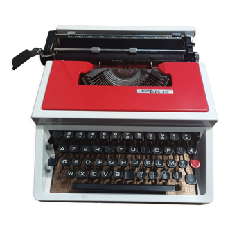 Machine à écrire vintage années 1970, Burelec 315