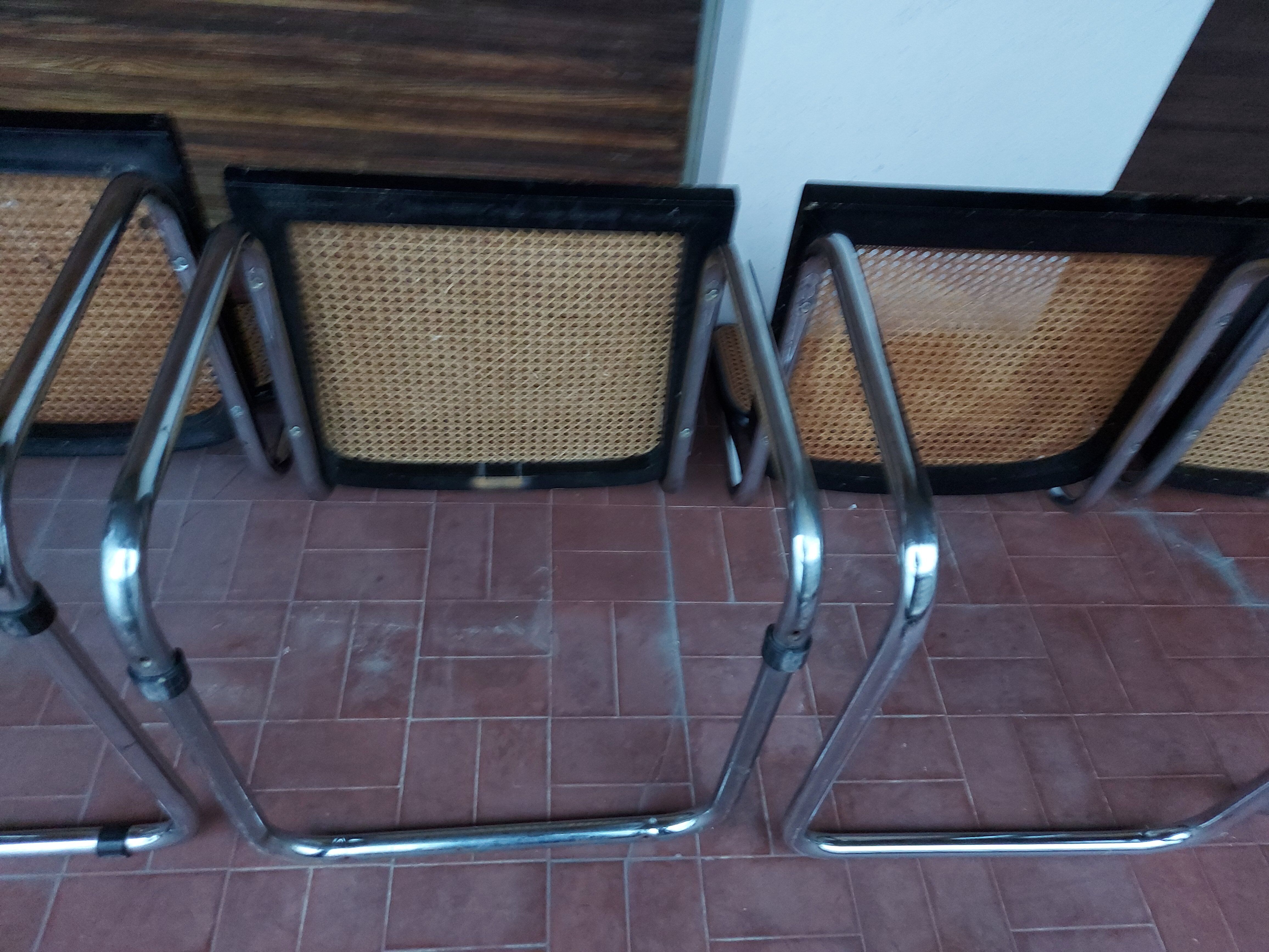 Set of 5 chairs Marcel Breuer B32