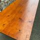 Large Alsatian bistro coffee table in fir French bistro table 1930