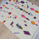 Tapis berbère coloré 152 X 105 CM
