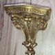 Page 1 of 7 Small wall console in rocaille style – patinated gold decor, Louis style