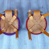 Ensemble de 2 chaises en contreplaqué par Cor Alons années 1950.
