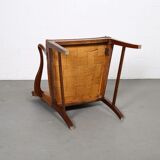 Vintage leather armchair of Danish design