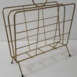 Vintage metal gold magazine door
