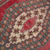 5x9 Red & Cream Classic Persian Rug, 152x271Cm