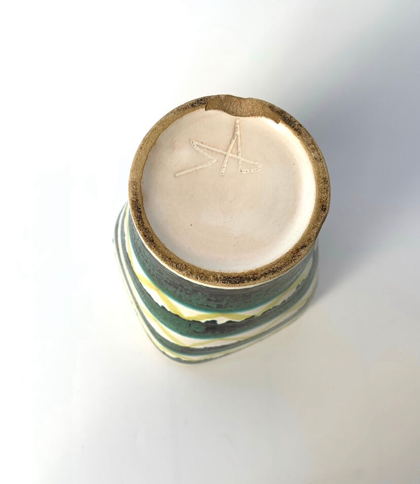 Earthenware vase by Robert Deblander