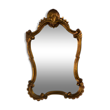 Golden mirror shell Louis XV