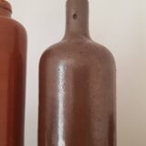 Set of 2 stoneware bottles