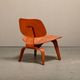 Charles & Ray Eames Early LCW Lounge Chair Red Aniline for Herman Miller