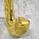 Ensemble de 2 pieds de lampe Hollywood Regency en laiton, années 1970