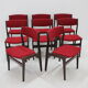 1960s Set of 8 Palisander Dining Chairs, Denmark