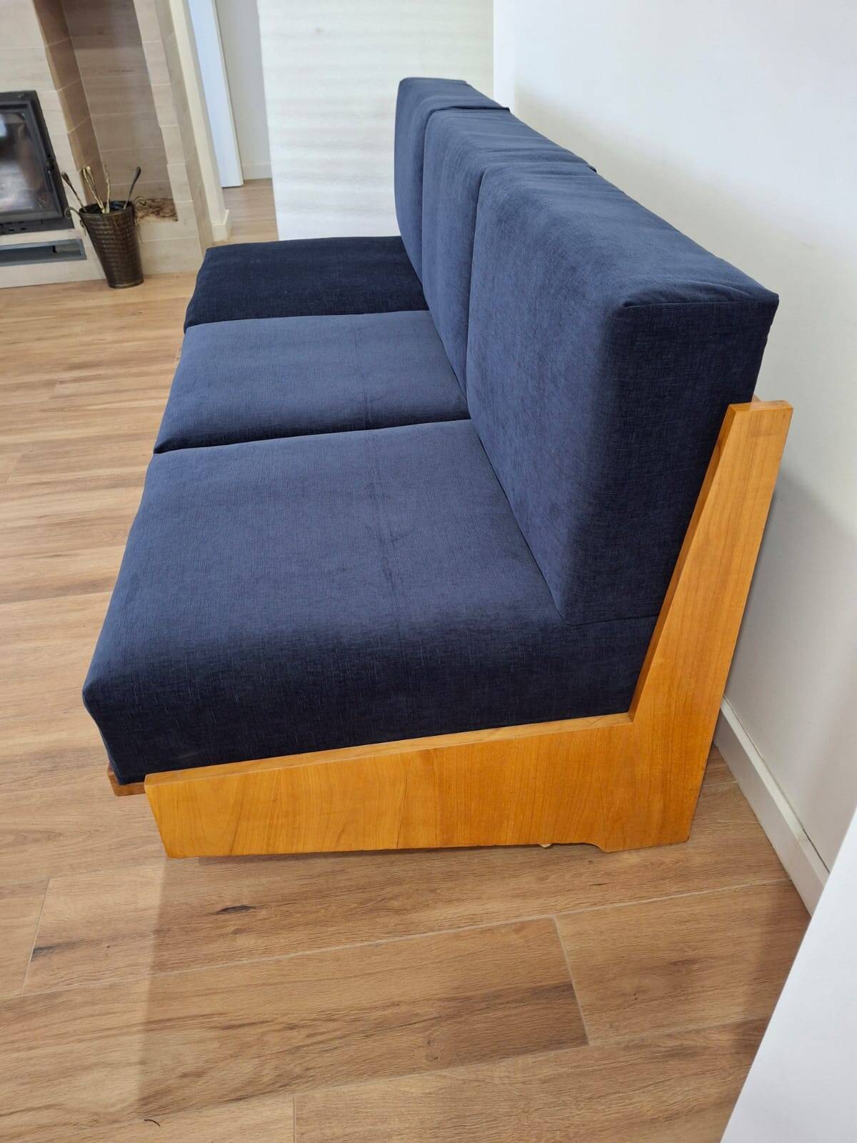 Folding sofa, designer Lejkowski Leśniewski, 1960s, Poland