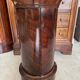 Rare Somno with drawer, Empire period Cuban mahogany and superb grooved marble.