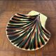 Hand-painted seashell trinket dish