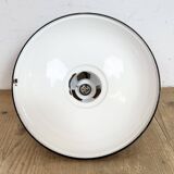 Industrial Brown Enamel Factory Pendant Lamp , 1960s