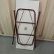 Folding table in formica brown console