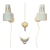 Trio of modular appliques scandinavian design 1950.