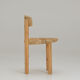 Set of 6 dining chairs in pine