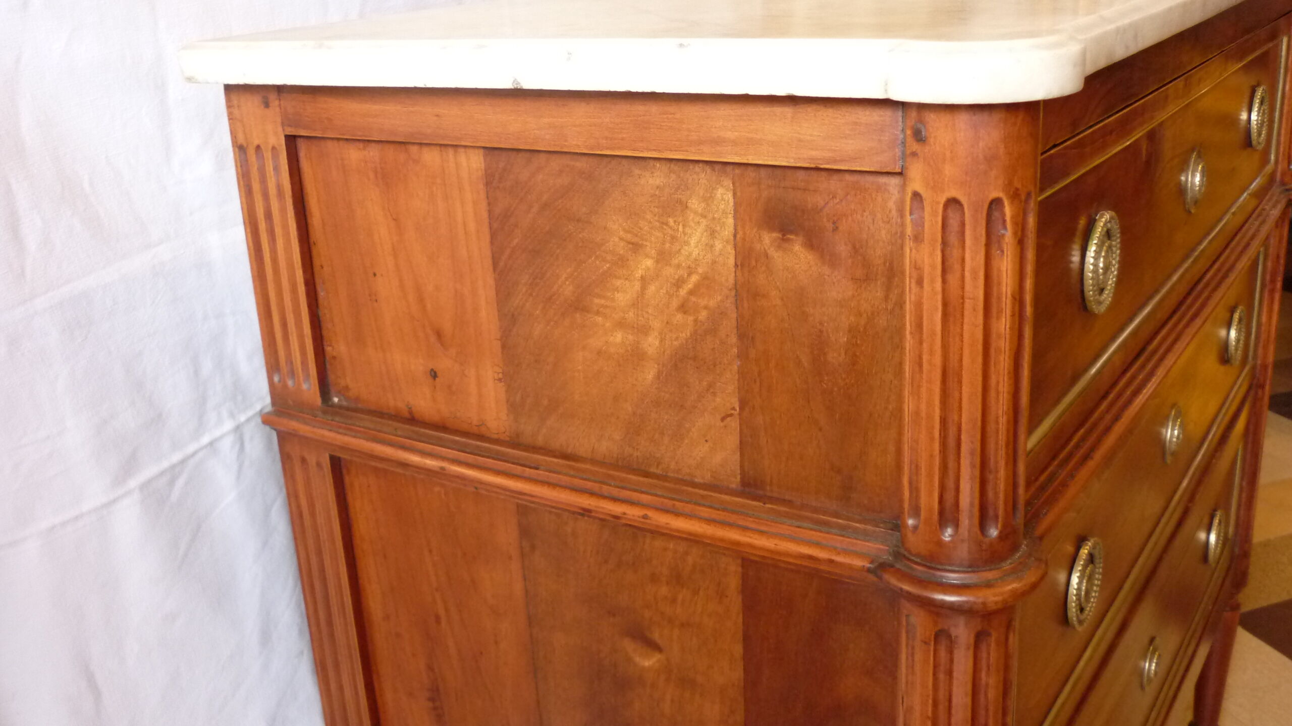 Louis XVI dresser 19th century fruit wood