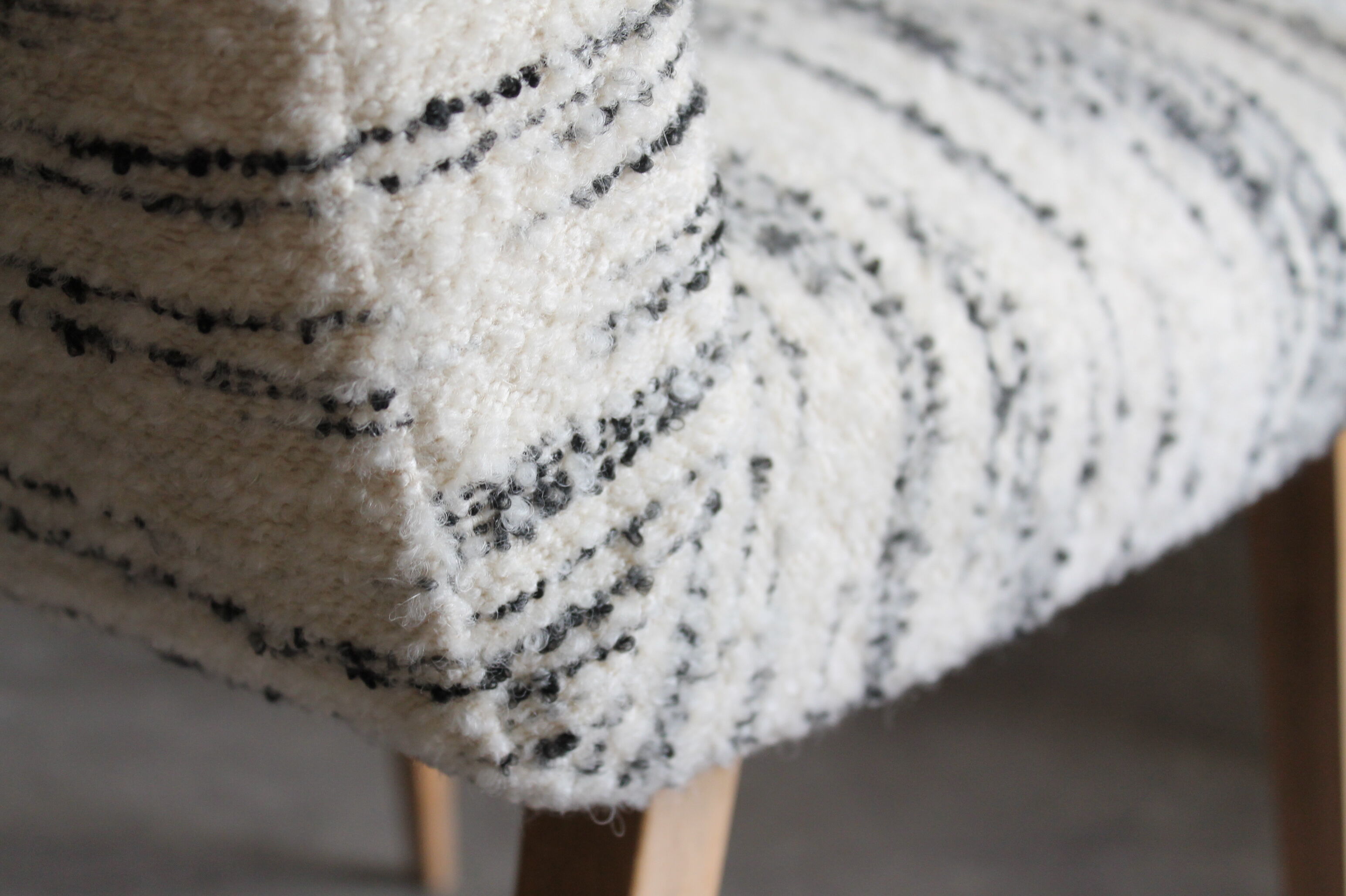 Scandinavian armchair 1960 wool