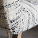 Scandinavian armchair 1960 wool