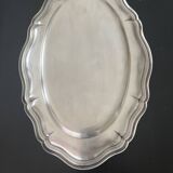 Silver-plated metal tray 1900 hallmark hke