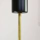 Mid-Century Modern Italian Brass and Opaline Chandelier
