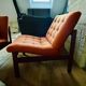 Paire chauffeuses scandinaves vintage