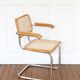 Cesca B64 Breuer Made in Italy armchair - Seat cane redone