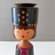 3 Vintage candle holders DDR wooden figurines, Christmas decoration