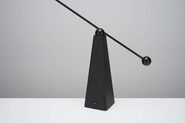 Lampe de table Orbis par Ron Rezek pour Bieffeplast circa 1980