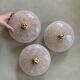 Pink Clichy glass pendant lamp