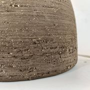 Large 1960s Ceramic Table lamp or floor lamp With Original Fabric Shade Fro