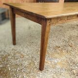 Large solid oak farmhouse table with two drawers 260 cm x 100 cm