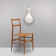 Wall lamp with glass diffuser by Stilux Milano, 1960s.