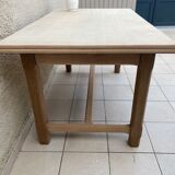 Extended farmhouse table