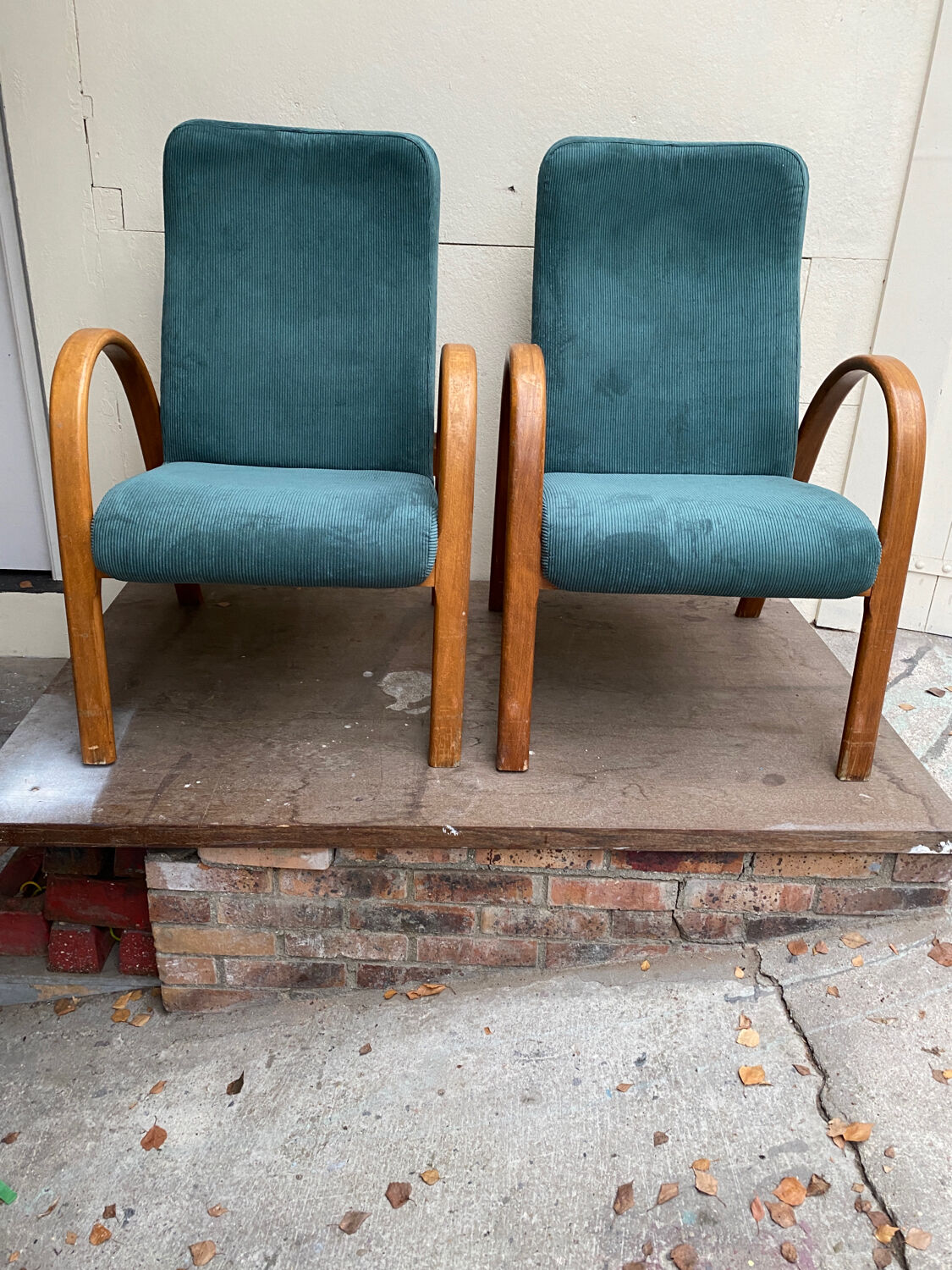 Pair of Baumann armchairs