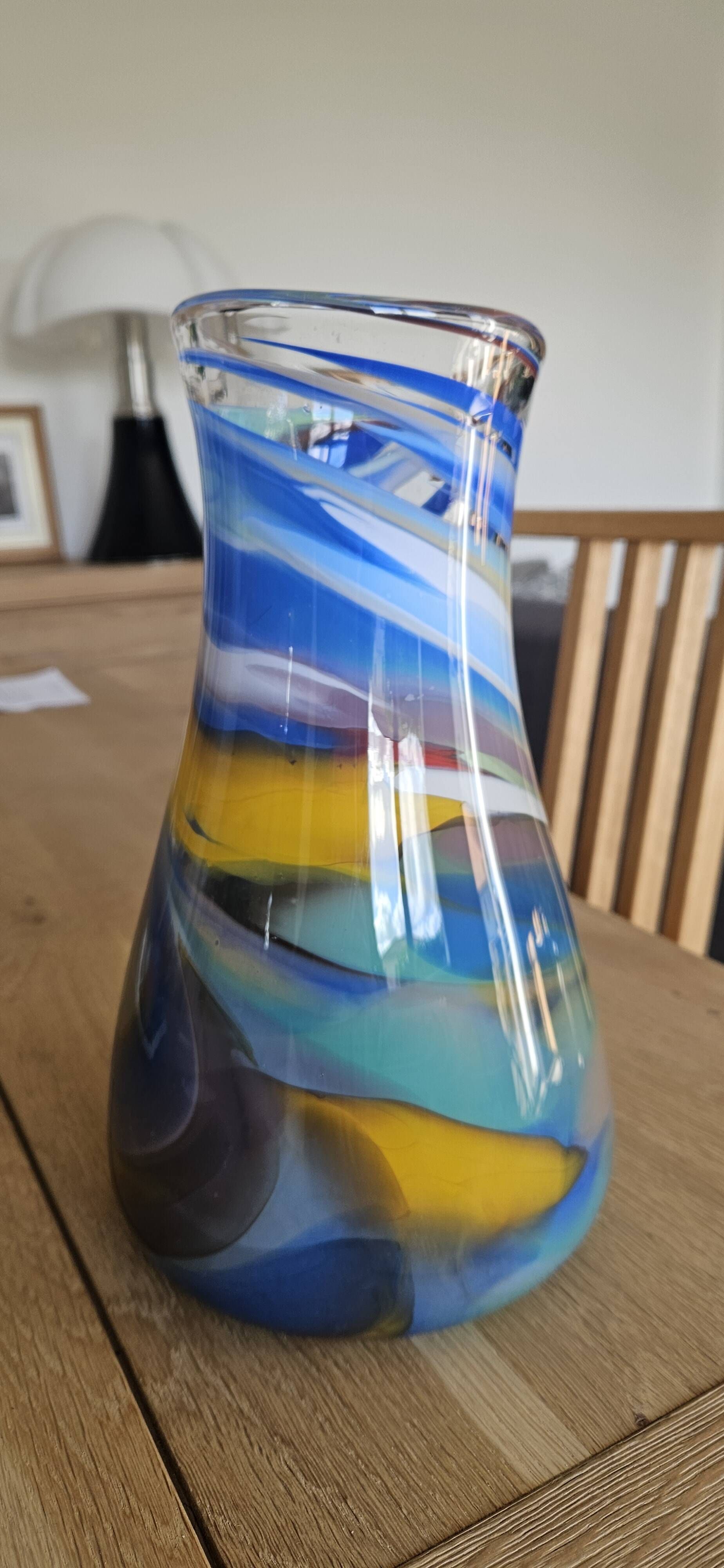 blown glass vase