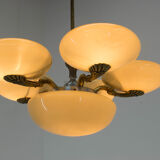 Art nouveau chandelier, 1930s